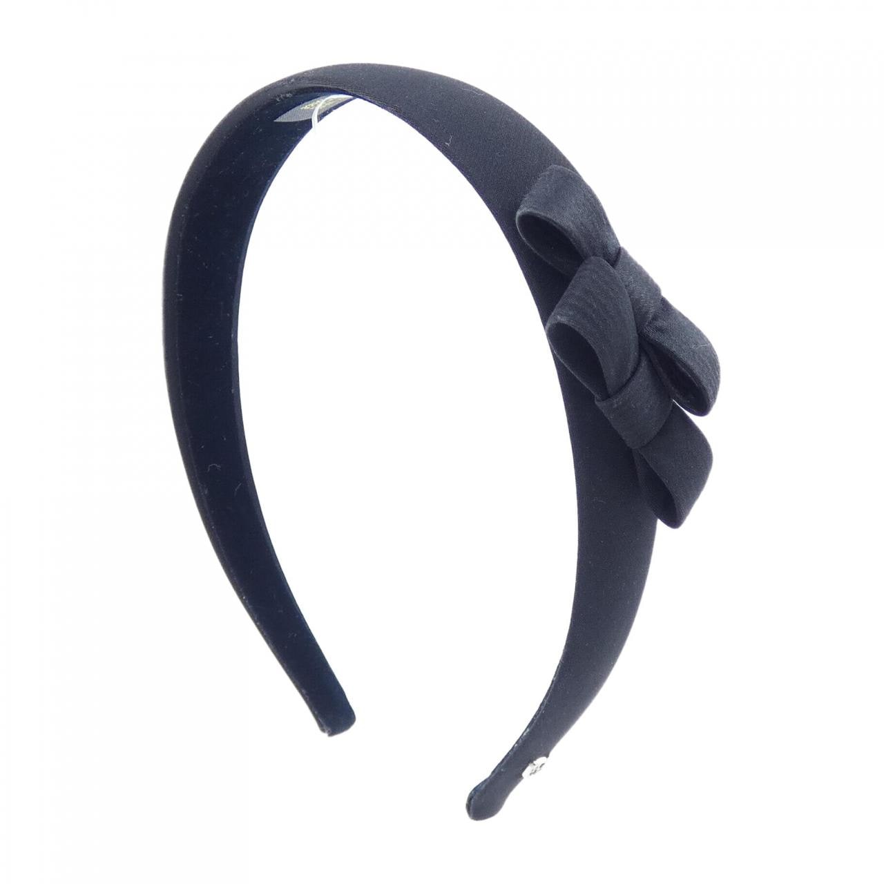 ALEXANDRE DE PARIS Black Ribbon HAIR ACCESSORIES