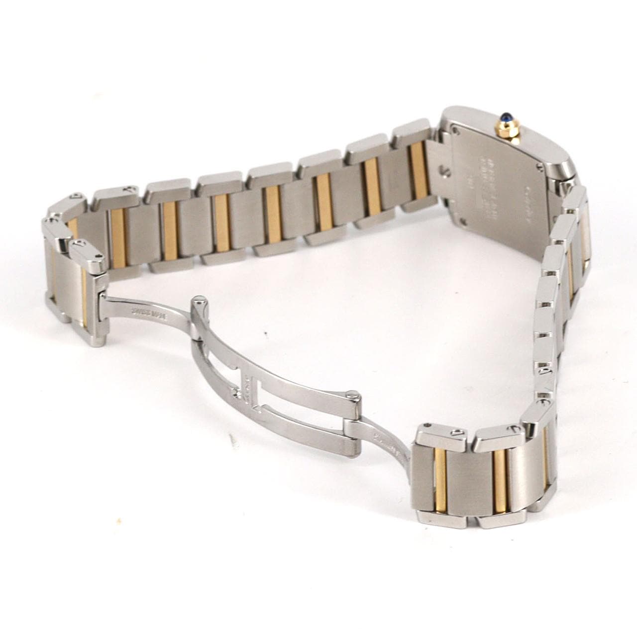 カルティエ タンクフランセーズSM コンビ W51007Q4 SSxYG クォーツ