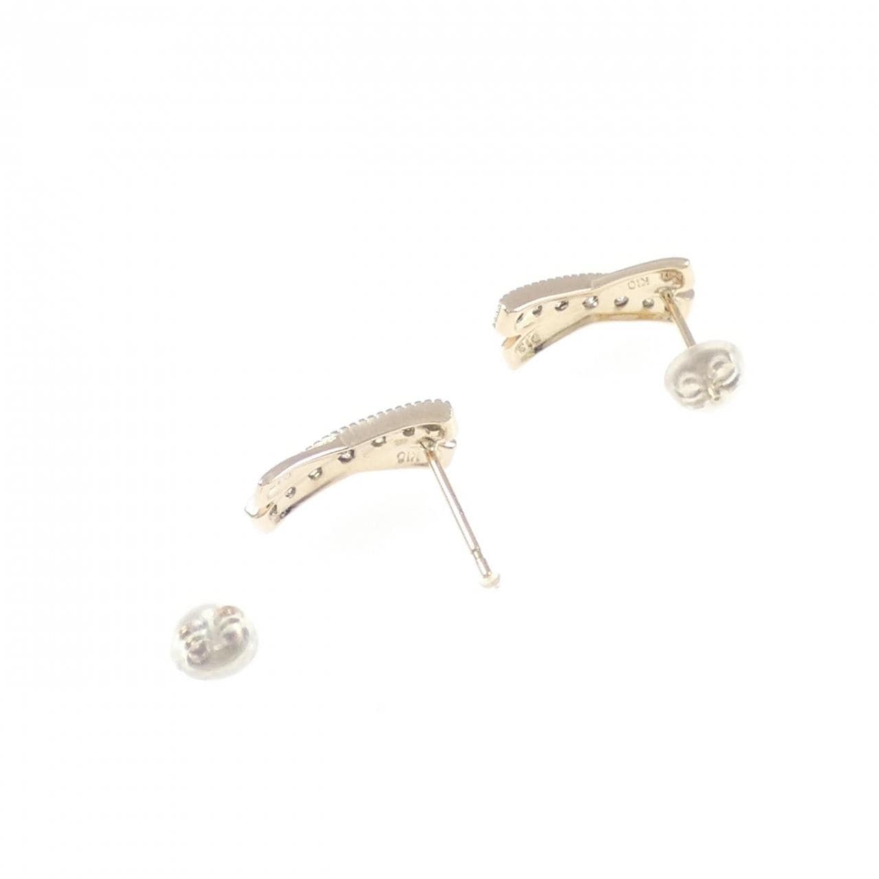 K10YG Diamond Earrings 0.26CT