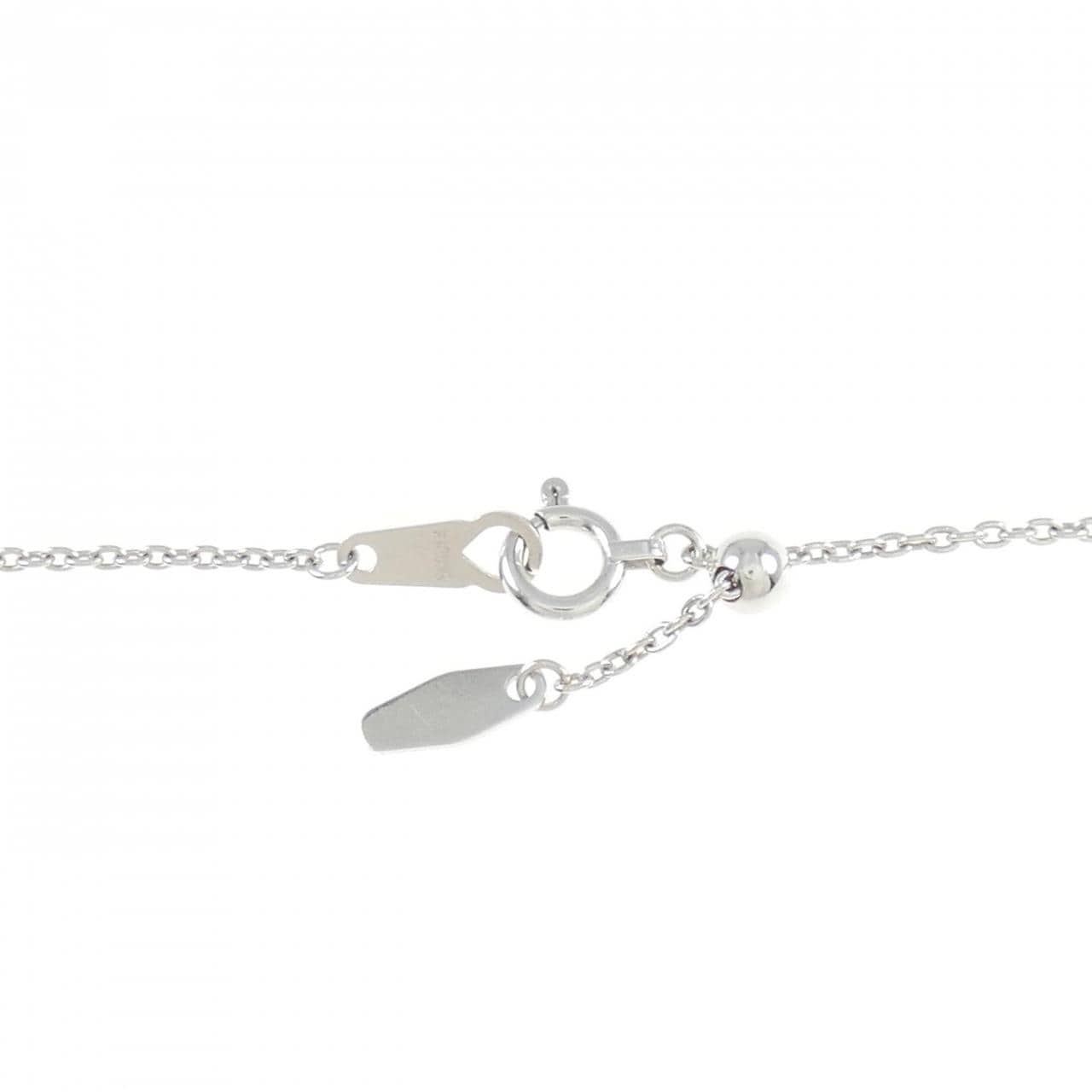 K18WG ハート ダイヤモンド ネックレス 1.00CT