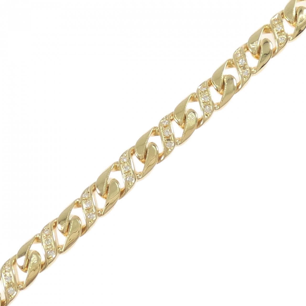 K18YG ダイヤモンド ブレスレット 0.50CT