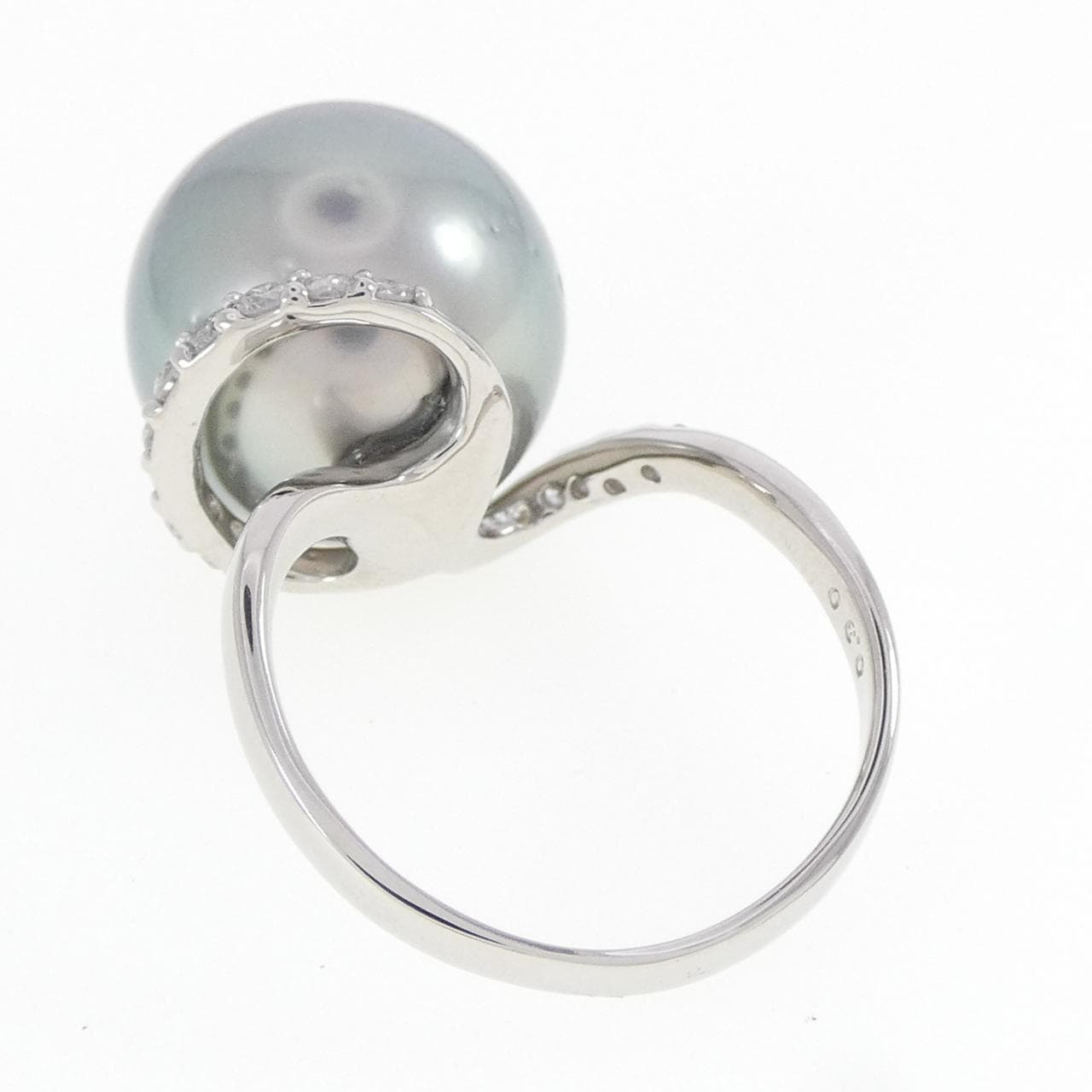 PT900 黒蝶パール リング 14.3mm