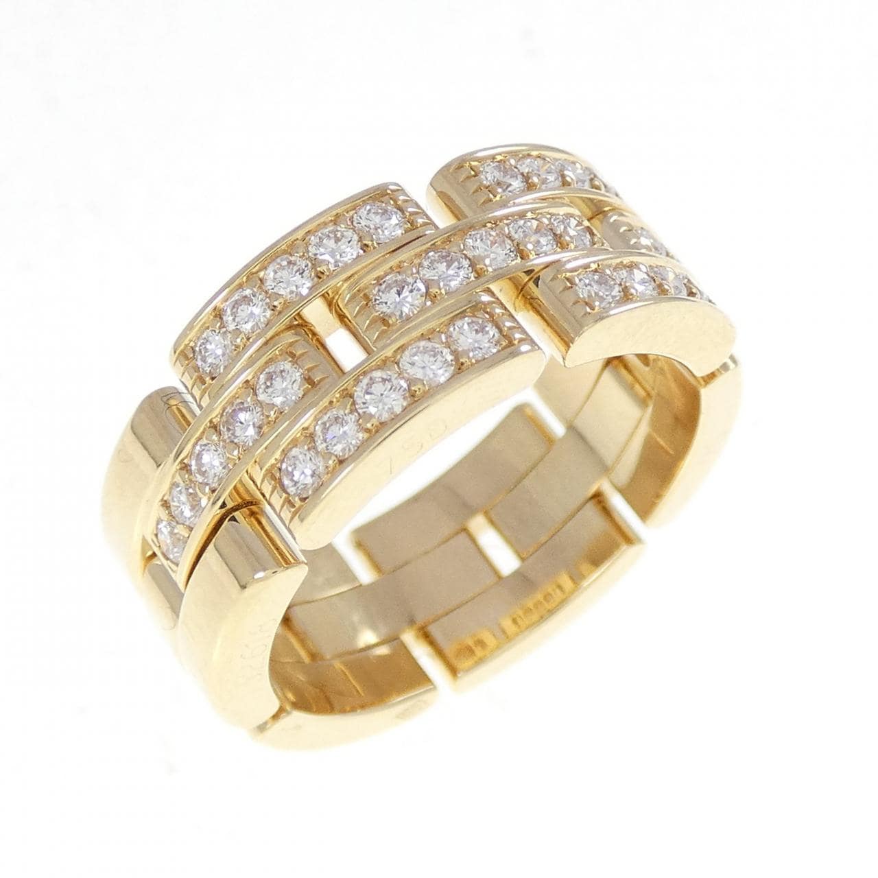 カルティエ マイヨンパンテール ハーフダイヤ リング