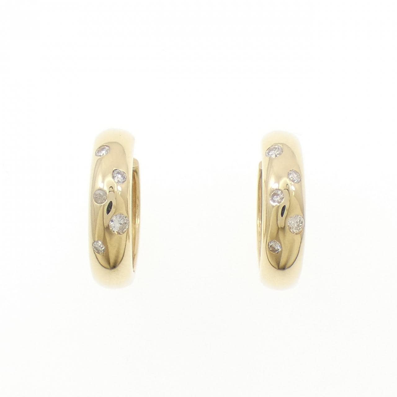 K18YG ダイヤモンド ピアス 0.2CT