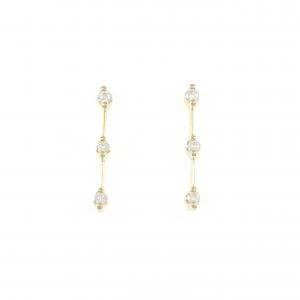 K18YG ダイヤモンド ピアス 0.30CT
