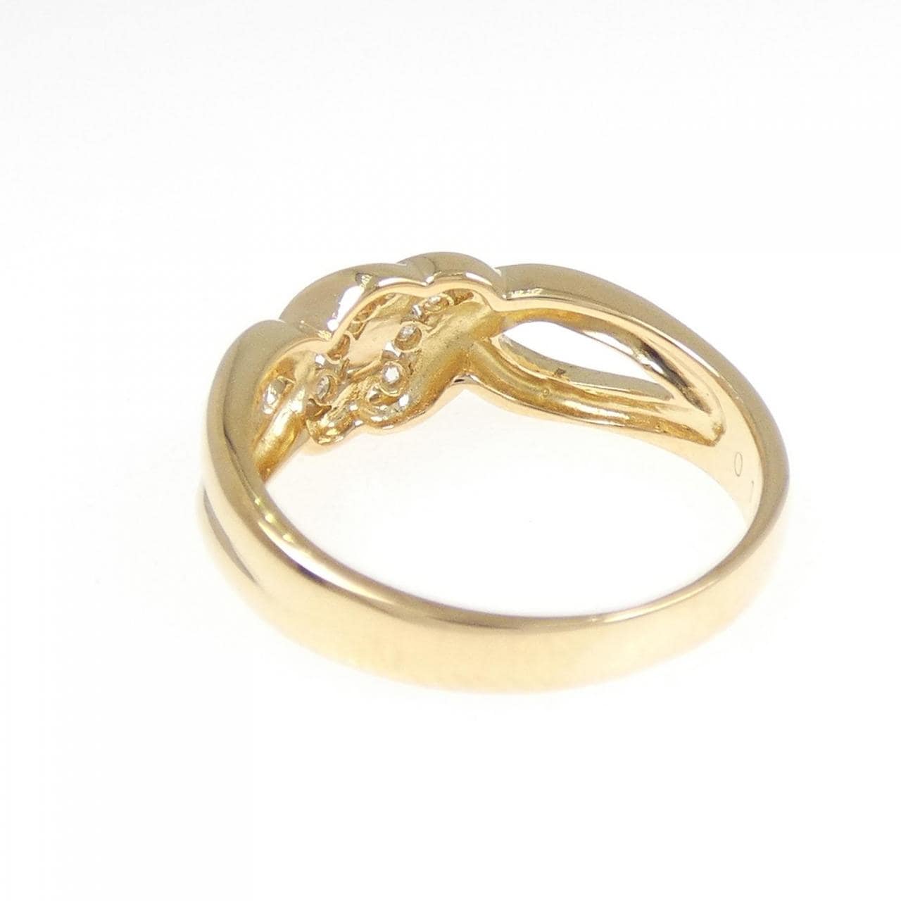 K18YG ダイヤモンド リング 0.10CT