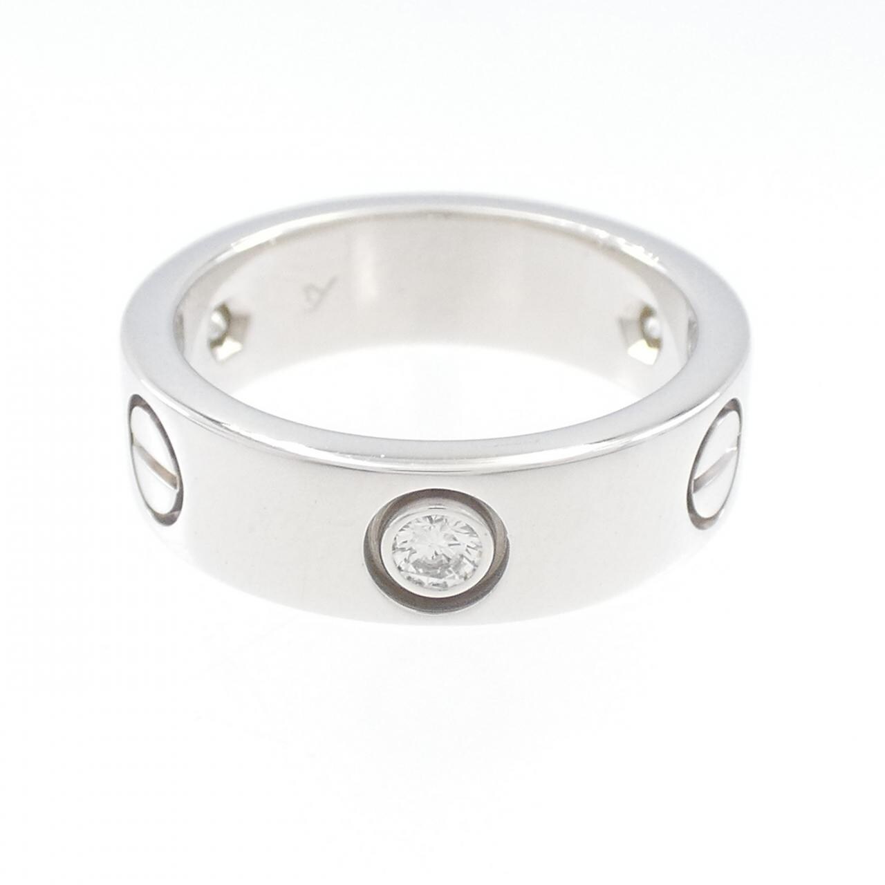 CARTIER LOVE half 鑽石指