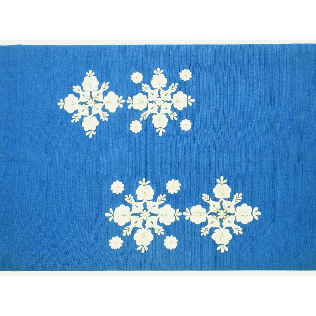 名古屋帯　刺繍加工　開き名古屋