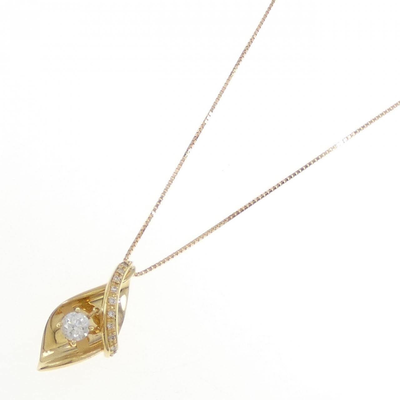 K18YG ダイヤモンド ネックレス 0.311CT