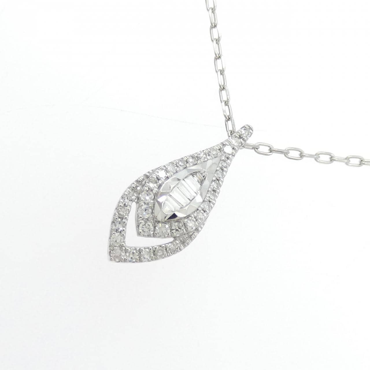 PT950/PT850 ダイヤモンド ネックレス 0.15CT