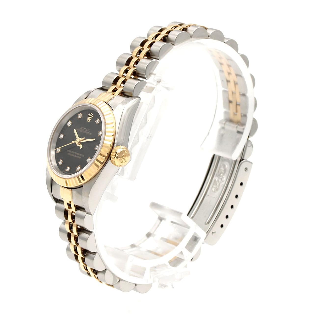 ロレックス オイスターパーペチュアル 67193G･5. SSxYG 自動巻 T番