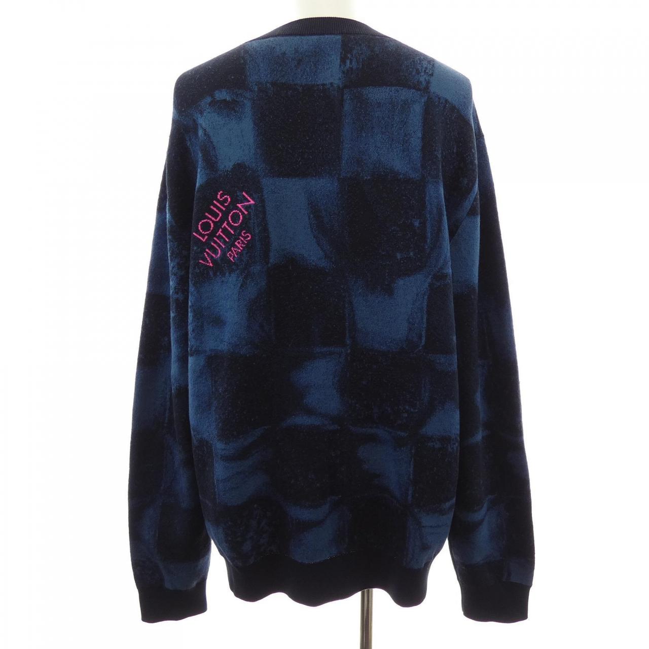 ルイヴィトン LOUIS VUITTON ダミエソルトジャカードクルーネック HLN14WET6 ニット