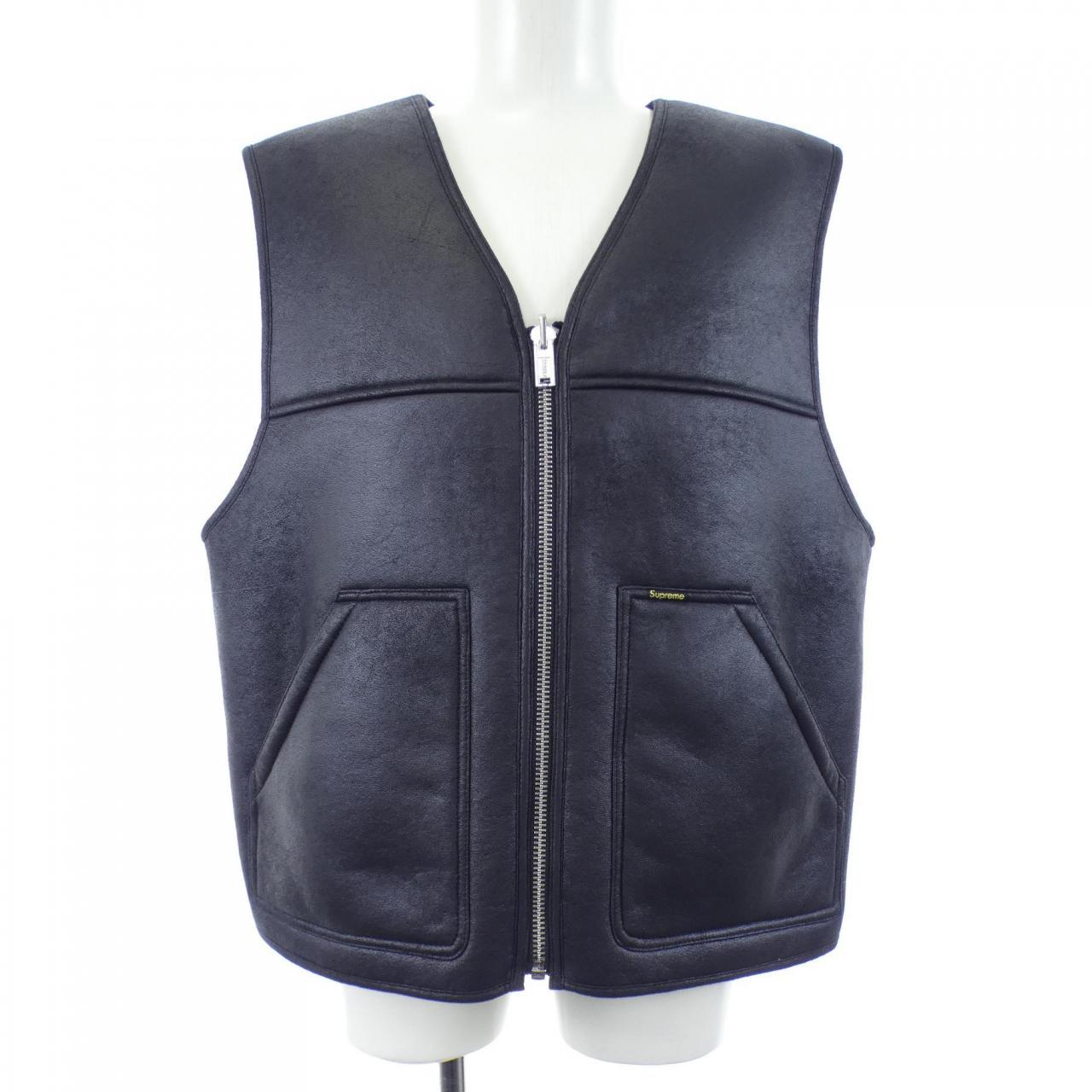 シュプリーム SUPREME Reversible Faux Shearling ベスト