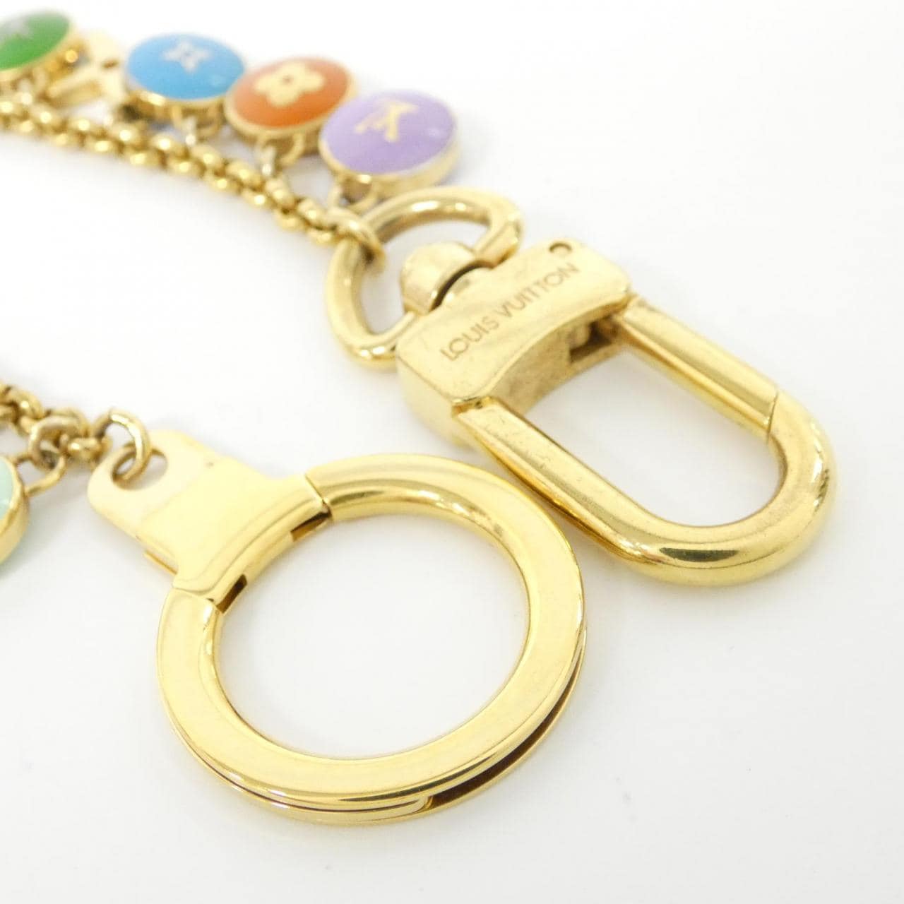 ルイヴィトン ポルト クレ シェンヌ パスティーユ M65380 バッグチャーム