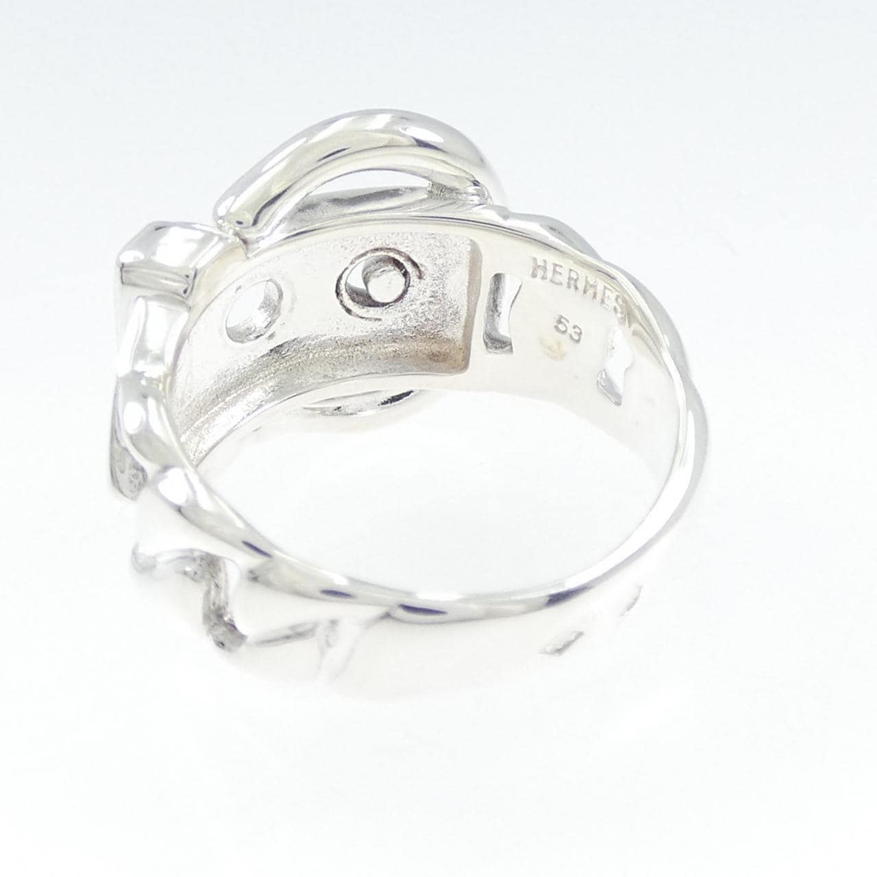 【ヴィンテージ】エルメス ブックル セリエ リング