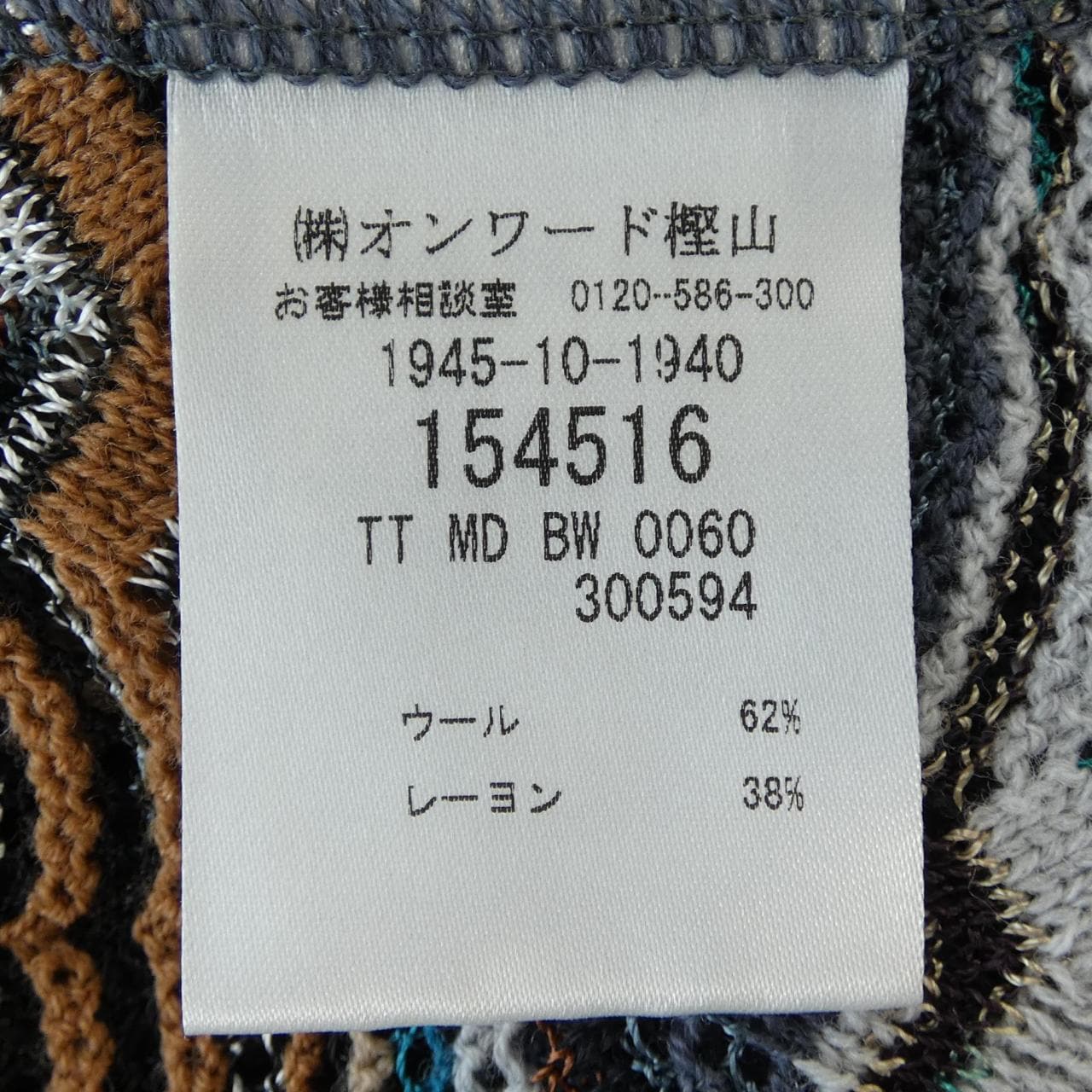 ミッソーニ MISSONI 154516 ニット