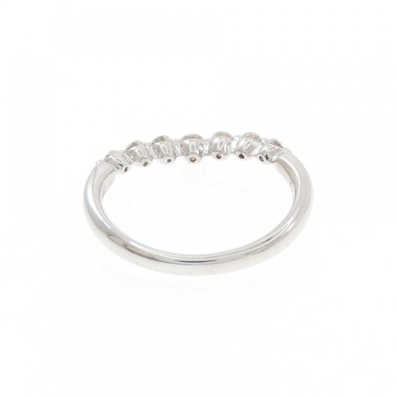 K18WG ダイヤモンド ピンキー リング 0.25CT