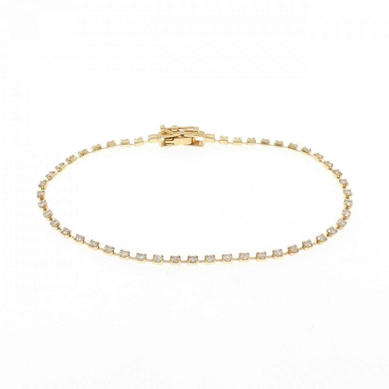 K18YG ダイヤモンド ブレスレット 1.00CT