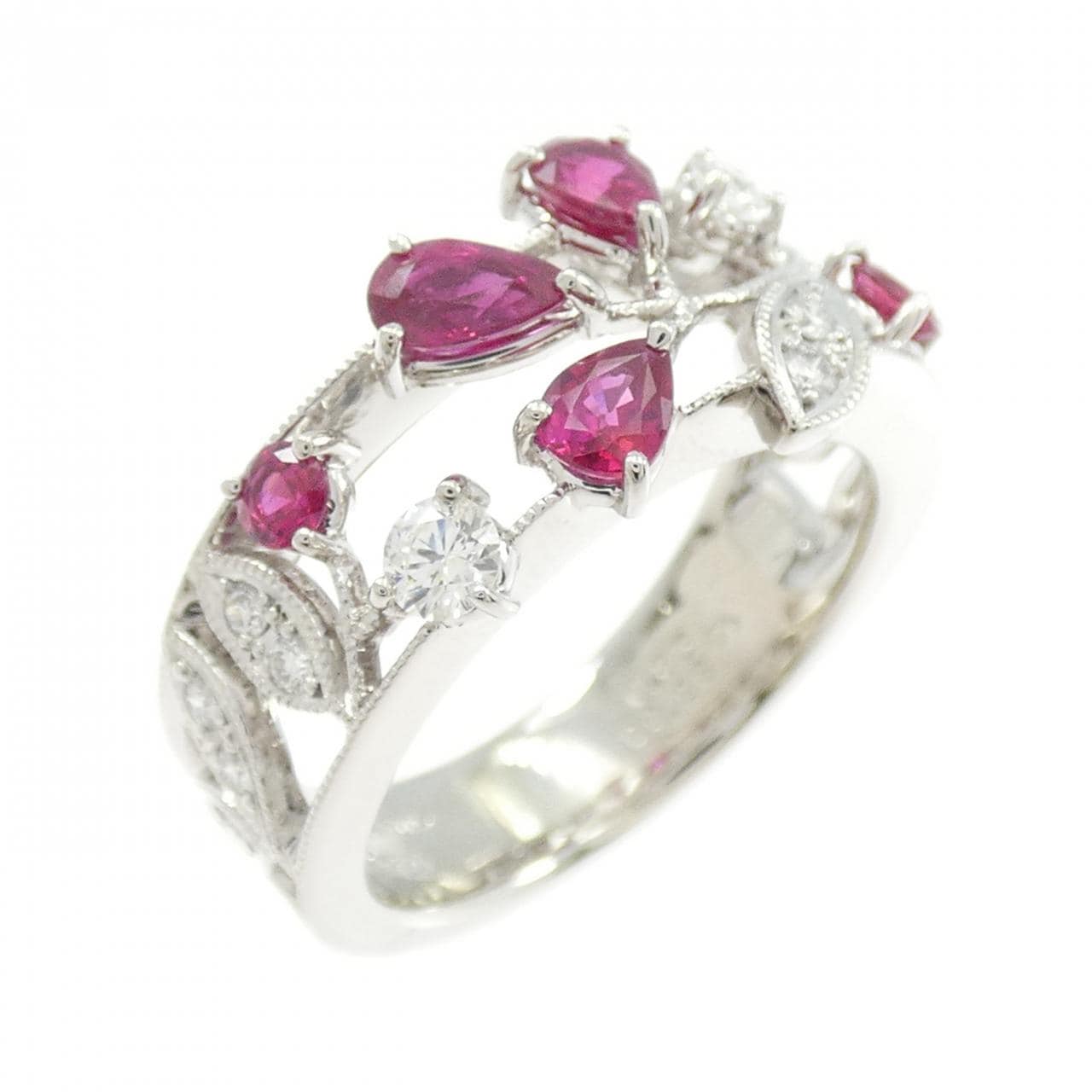 ミキモト ルビー リング 0.83CT