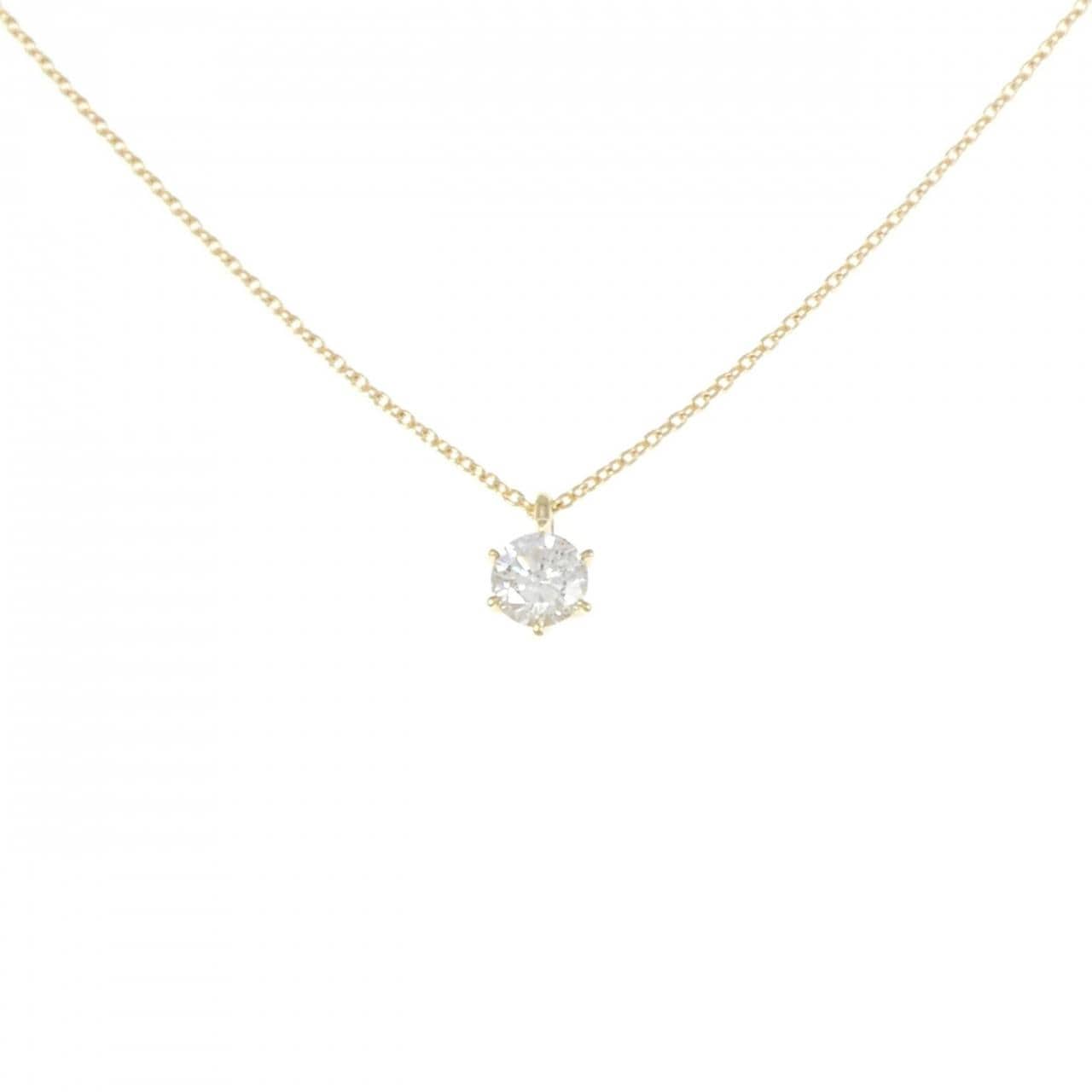 [Remake] K18YG Diamond Necklace 0.306CT I I1 Good