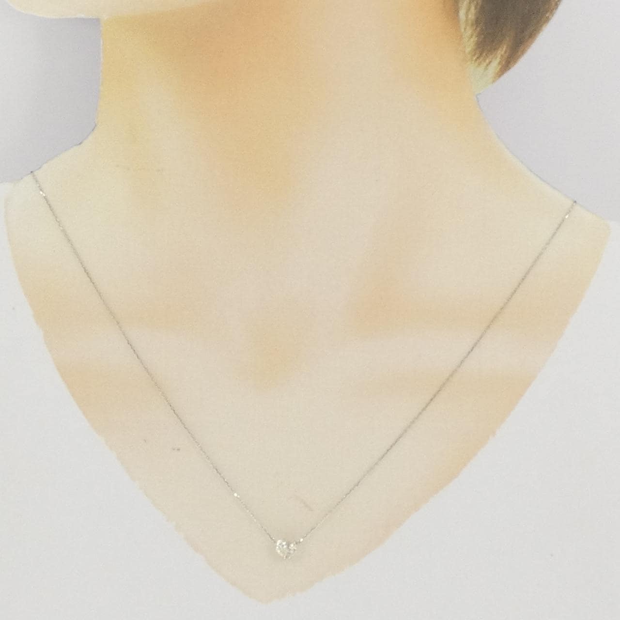 【新品】PT900/PT850 ダイヤモンド ネックレス 0.30CT
