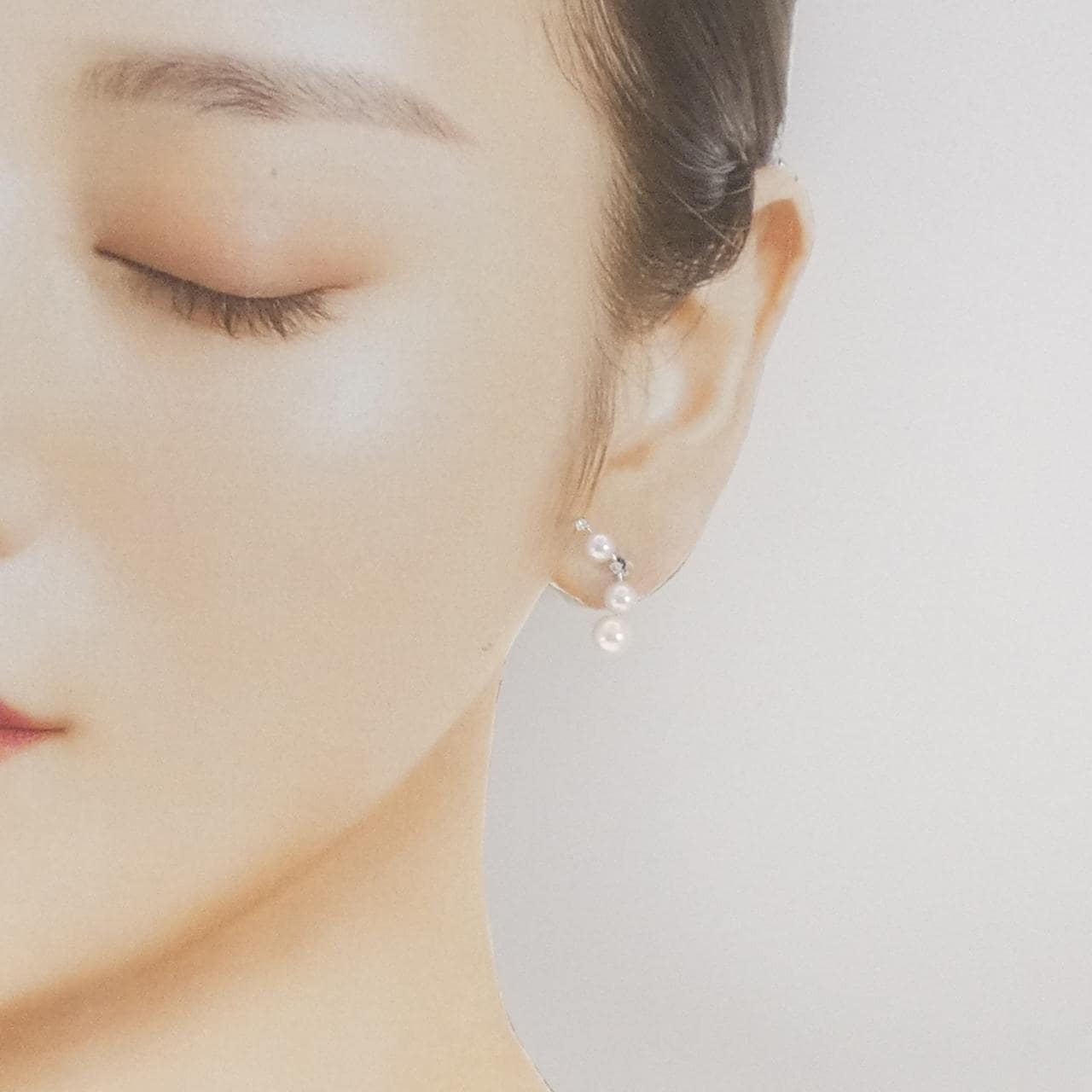 【新品】PT900 アコヤパール ピアス