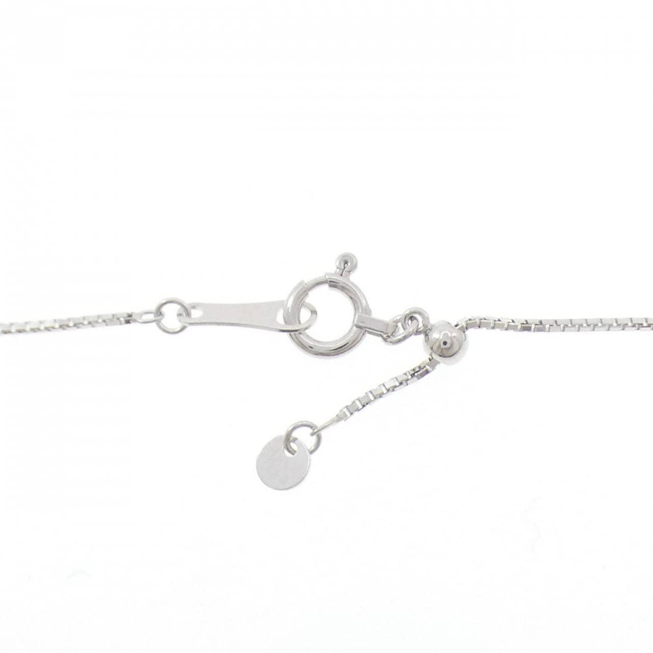 K18WG 心形鑽石項鍊 0.10CT