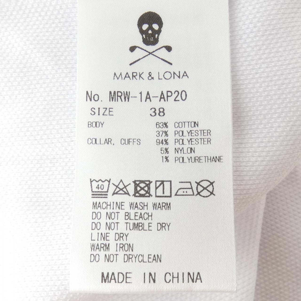 マークアンドロナ MARK&LONA ポロシャツ