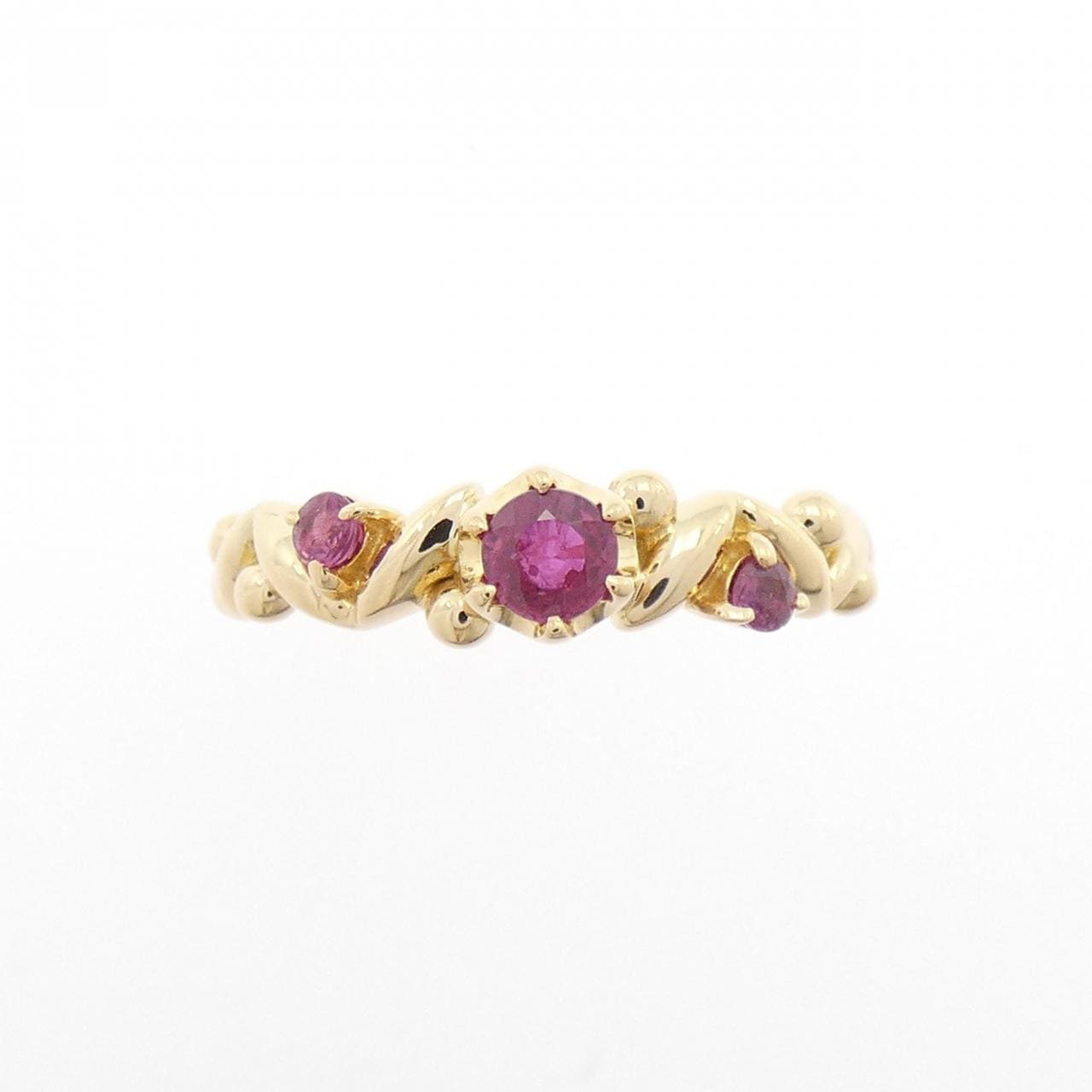 4゜C ルビー リング