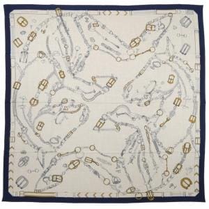 エルメス HERMES LES CHEVAUX DECHAINES H244096S カレジェアン140 ショール