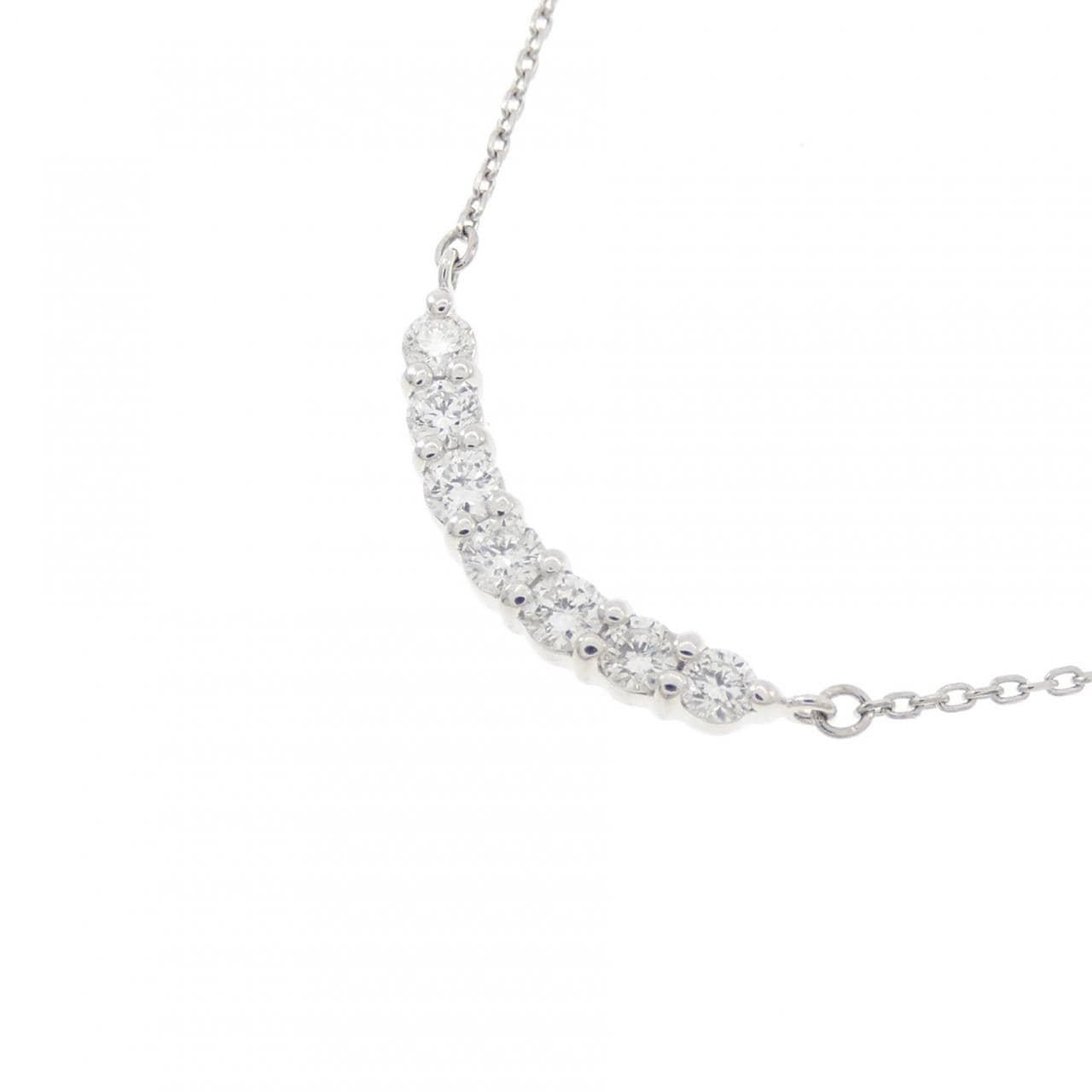 PT900/PT850 ダイヤモンド ネックレス 0.18CT