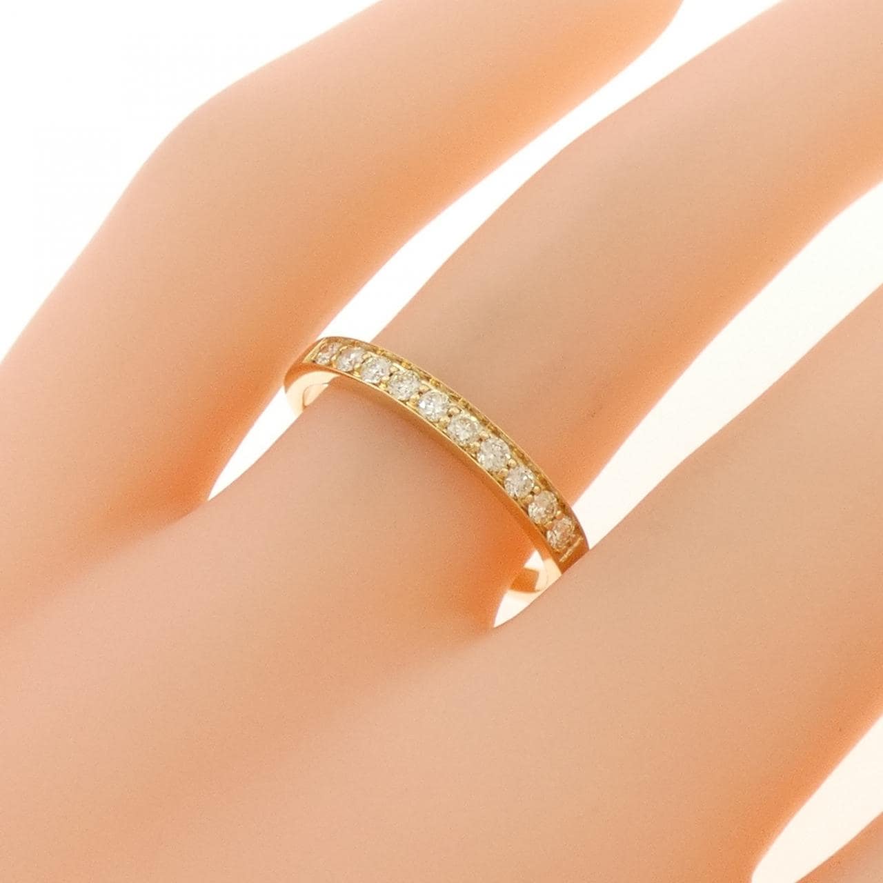K18YG ダイヤモンド リング 0.25CT