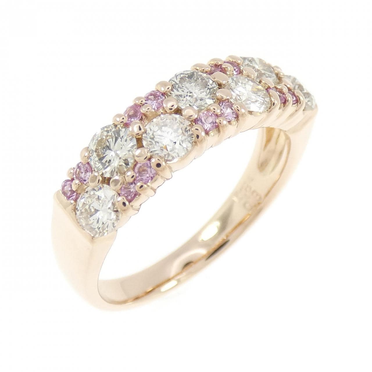 K18PG サファイヤ リング 0.18CT
