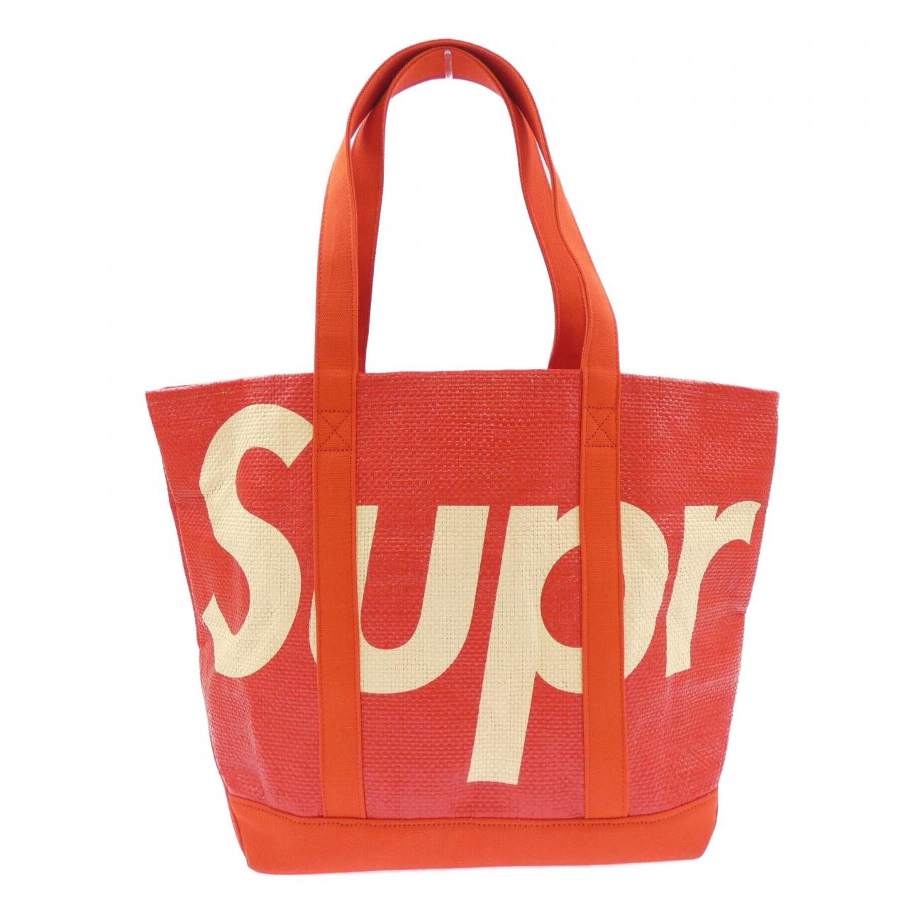 シュプリーム SUPREME RAFFIA TOTE BAG