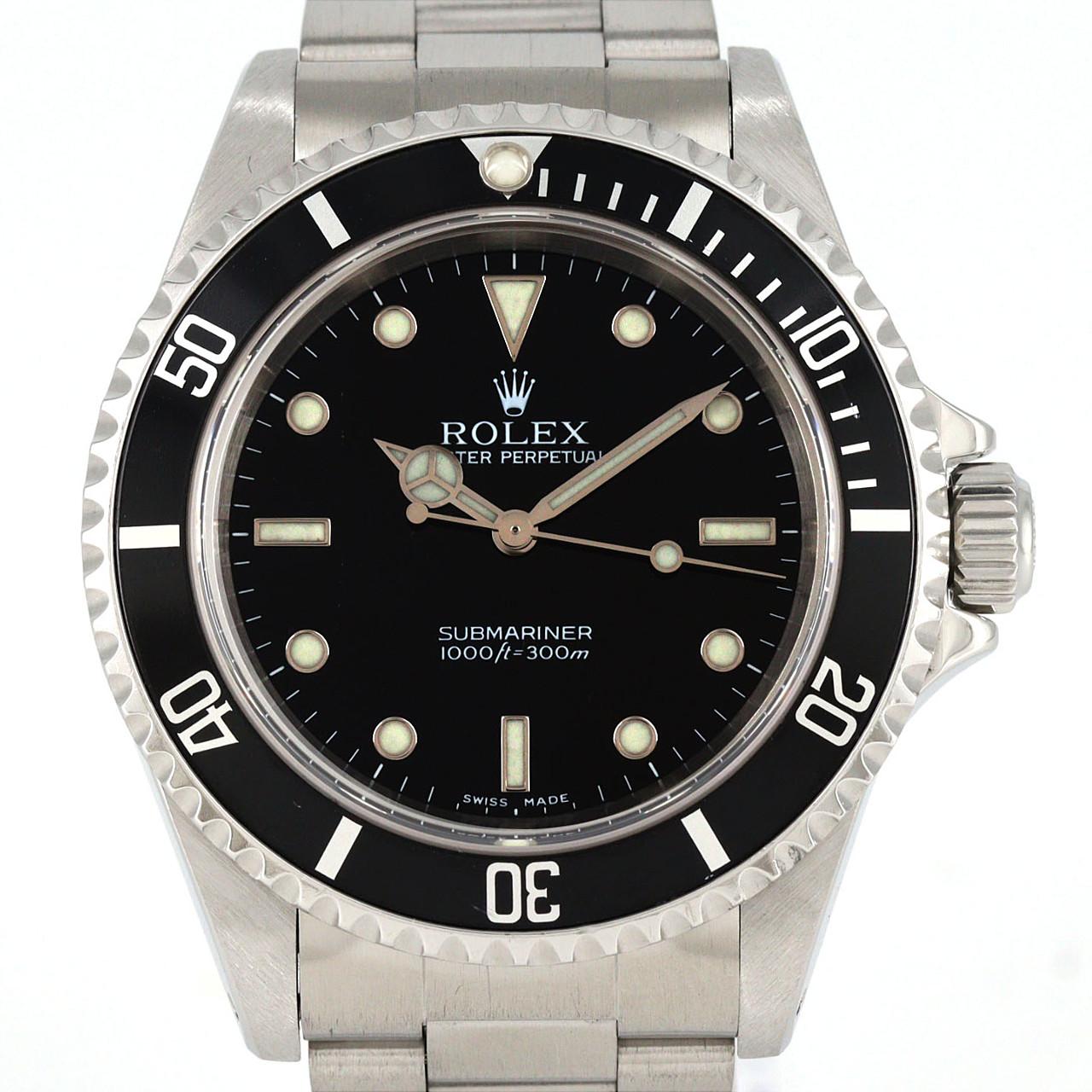 ロレックス サブマリーナーノンデイト 14060M. SS 自動巻 Y番