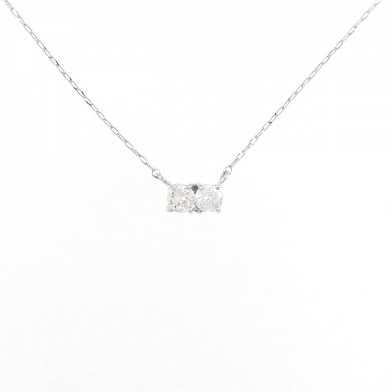 【リメイク】PT900 ダイヤモンド ネックレス 0.16CT