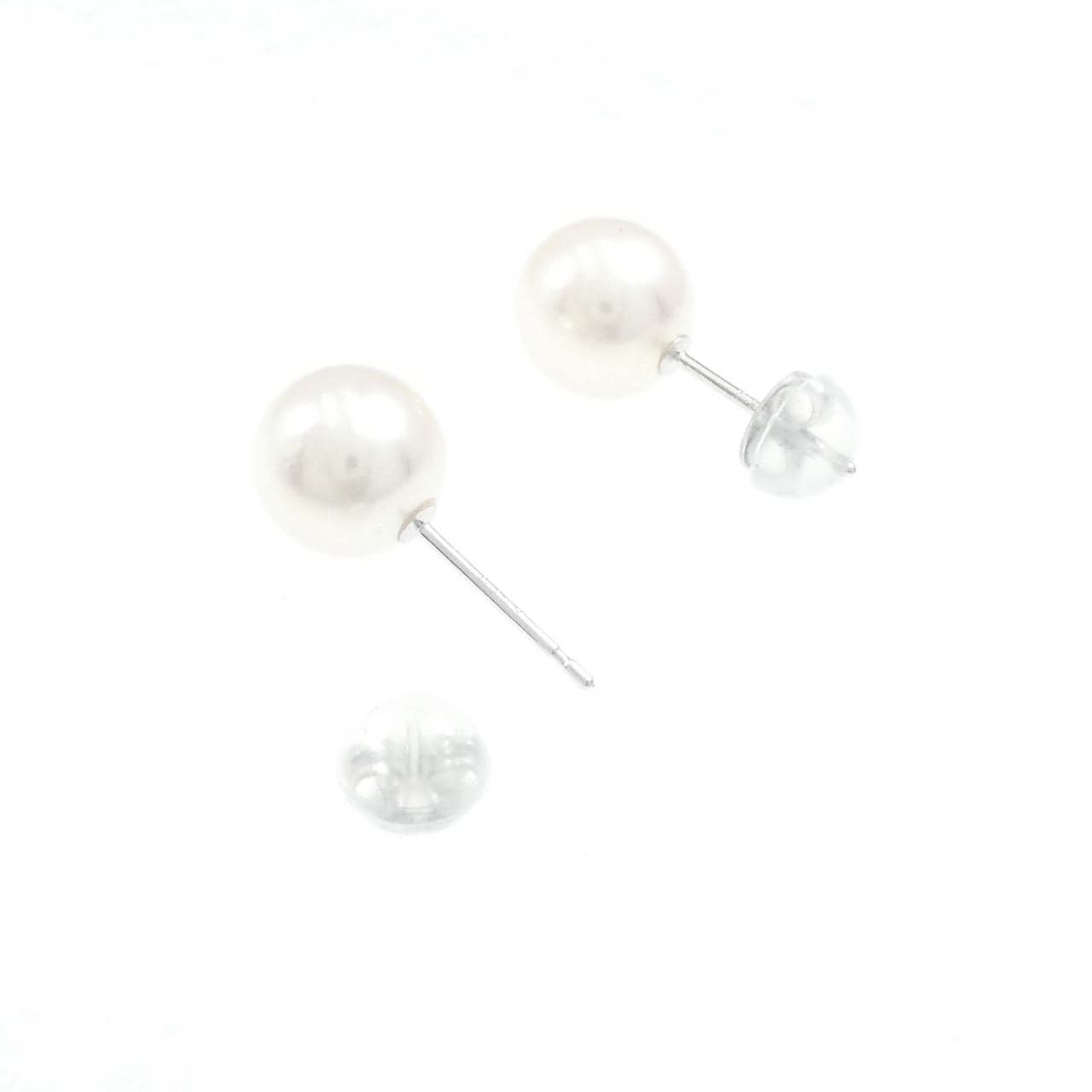 K14WG アコヤパール ピアス 7.4mm