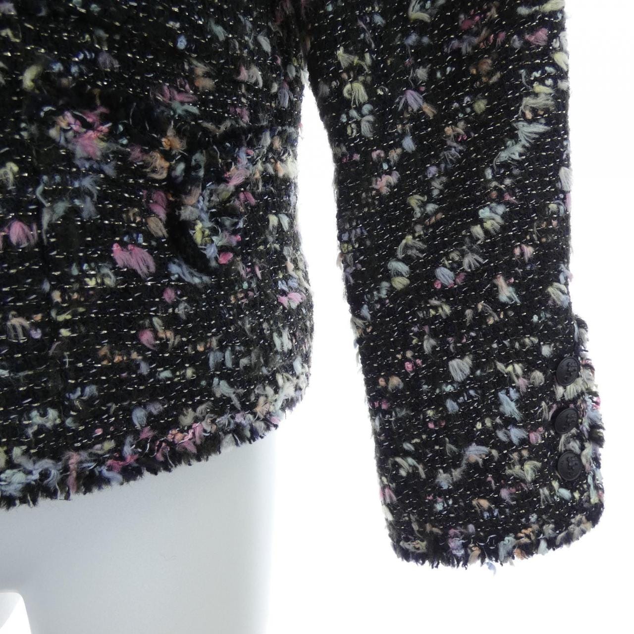 【ヴィンテージ】シャネル CHANEL P24792V15035 04A ノーカラージャケット