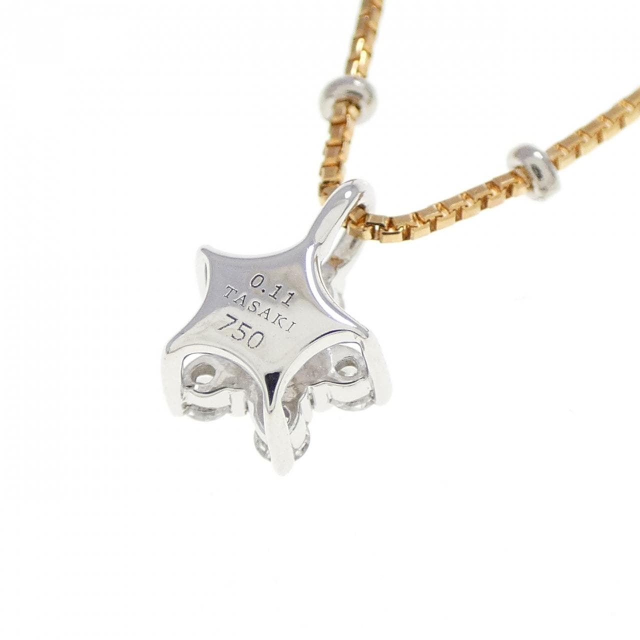 タサキ ダイヤモンド ネックレス 0.11CT