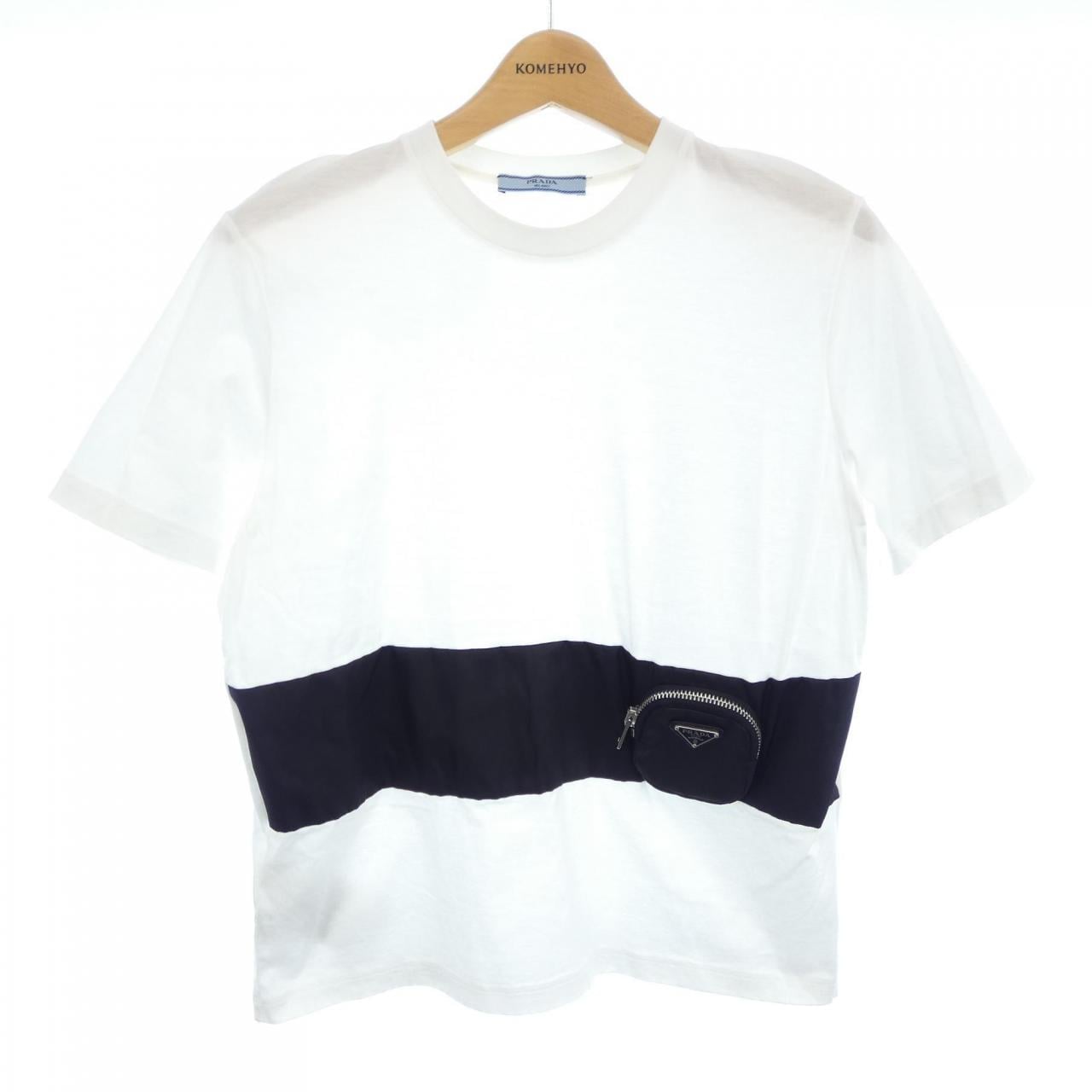 プラダ PRADA トライアングルロゴ 135684 S202 1XBH Tシャツ