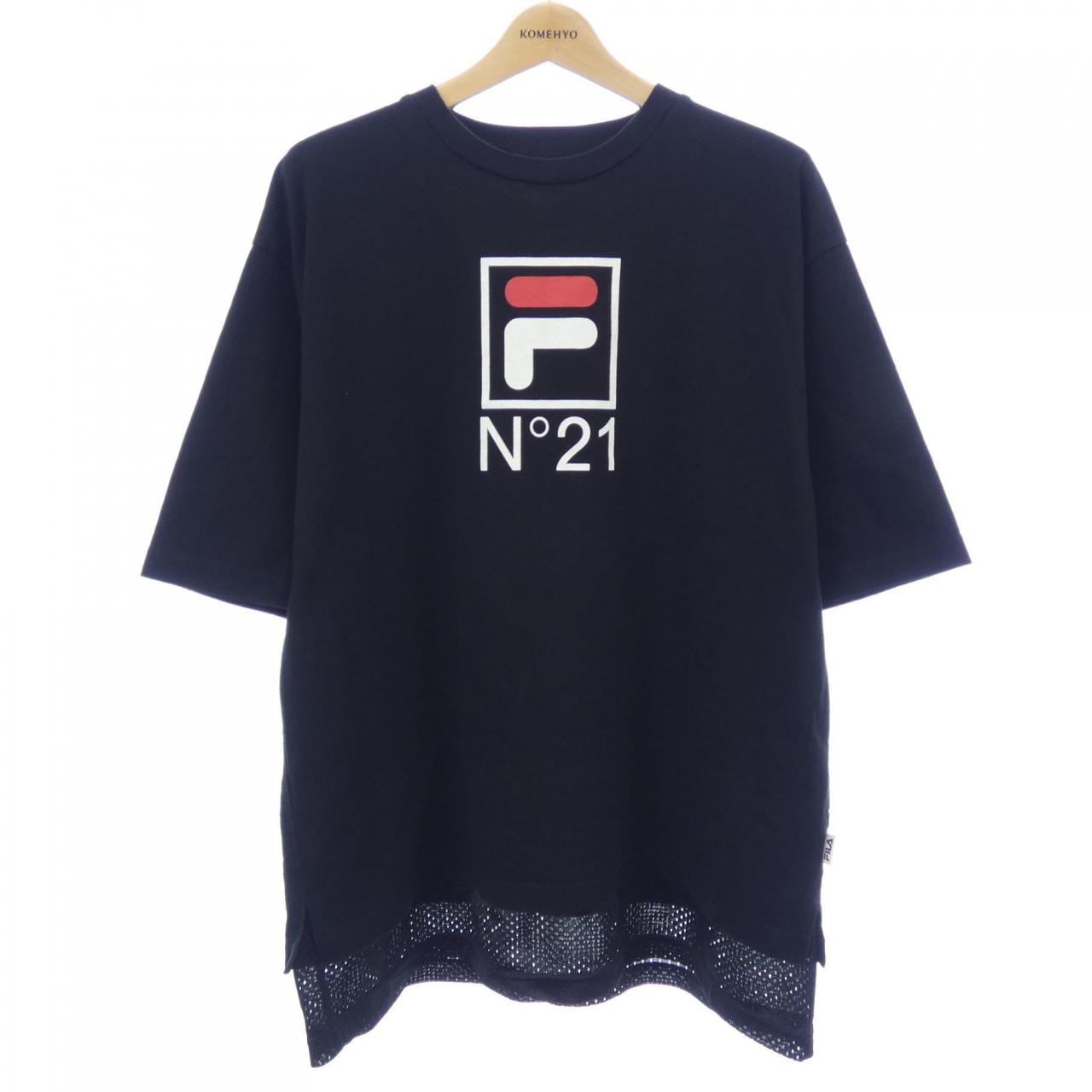 ヌメロヴェントゥーノ N°21 12-C100/FILA Tシャツ