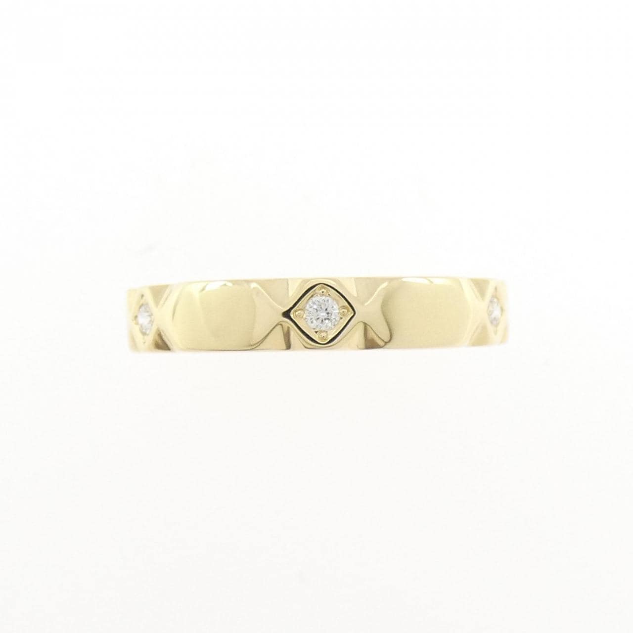 K18YG ダイヤモンド リング 0.046CT