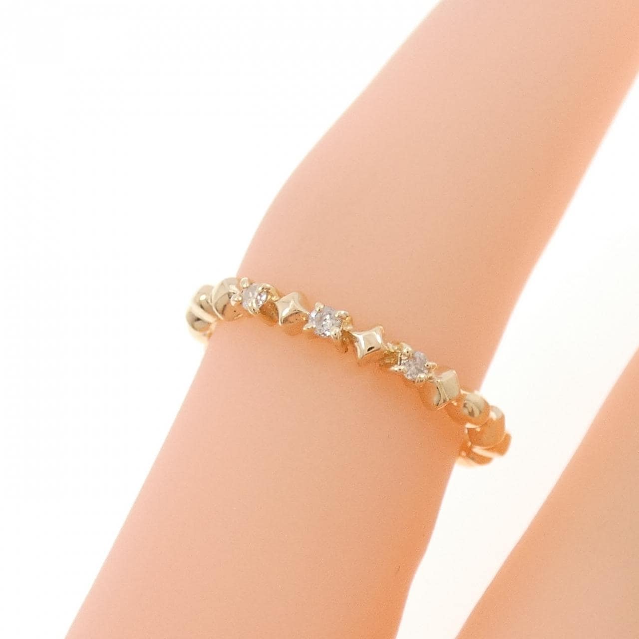 ノジェス ダイヤモンド ピンキー リング