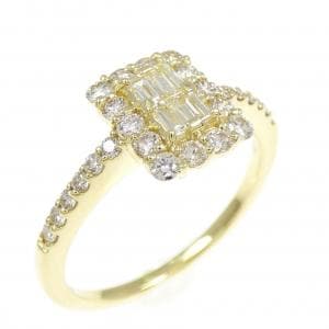 【新品】K18YG ダイヤモンド リング 0.58CT