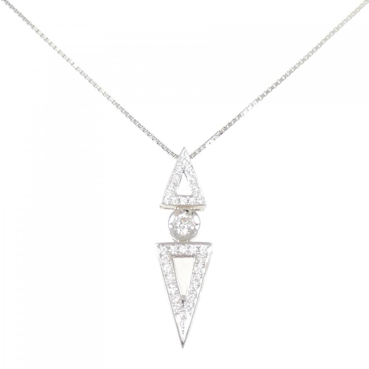PT900/PT850 ダイヤモンド ネックレス 0.268CT