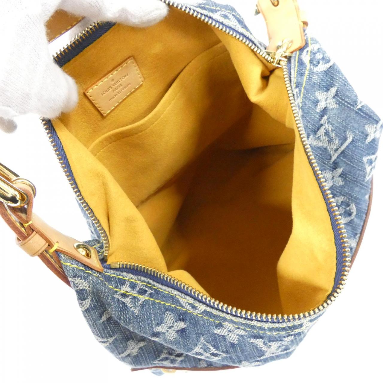 ルイヴィトン モノグラム デニム バギー GM M95048 ショルダーバッグ
