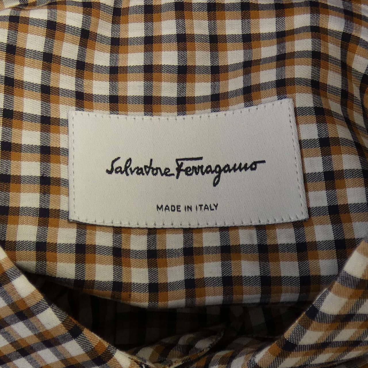 サルヴァトーレフェラガモ SALVATORE FERRAGAMO 143165 S／Sシャツ