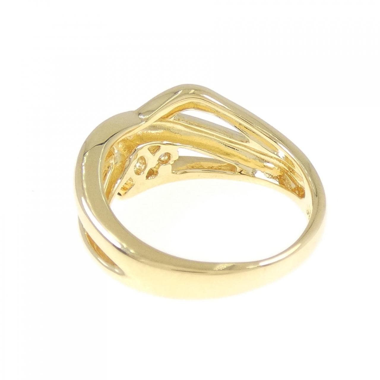 K18YG ダイヤモンド リング 0.22CT
