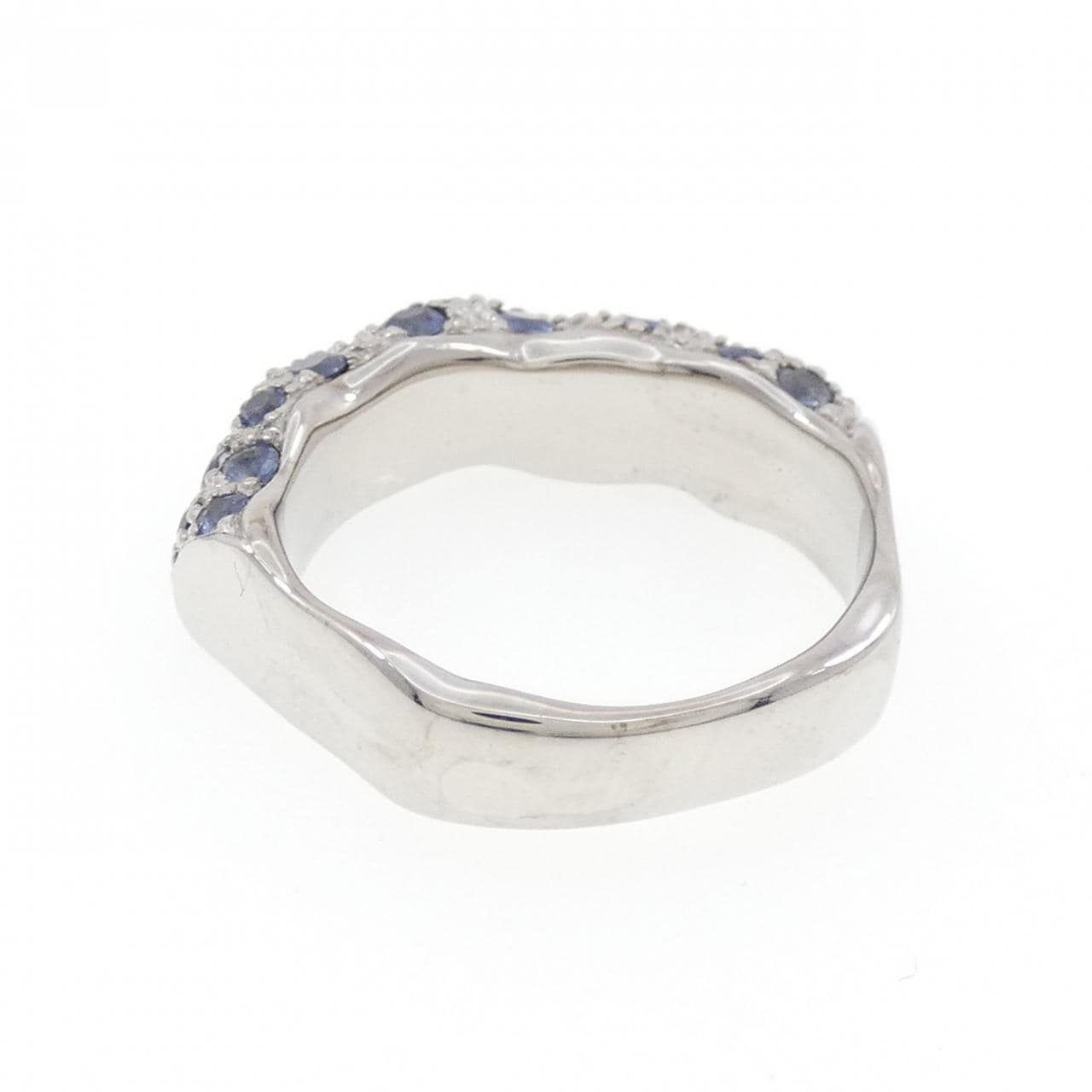 750WG サファイヤ リング 1.33CT