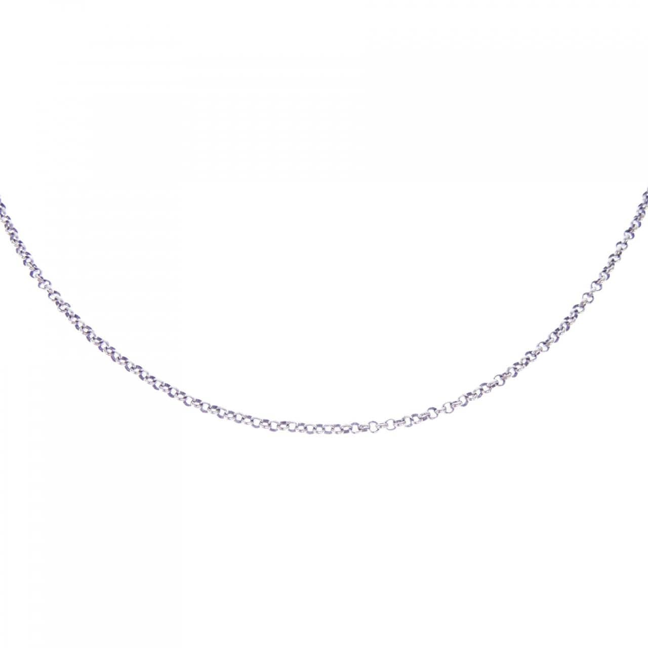 クロムハーツ CHROME HEARTS ROLL CHAIN 2 CLIP I30 LOBSTER CLASPS 205191972SLVI30243 NECKLACE